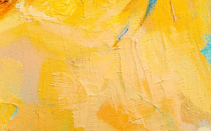 Yellow Paint Abstract
