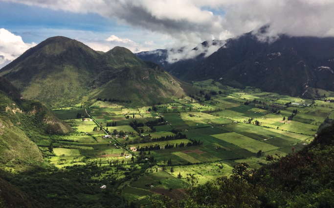 Valley with Clouds