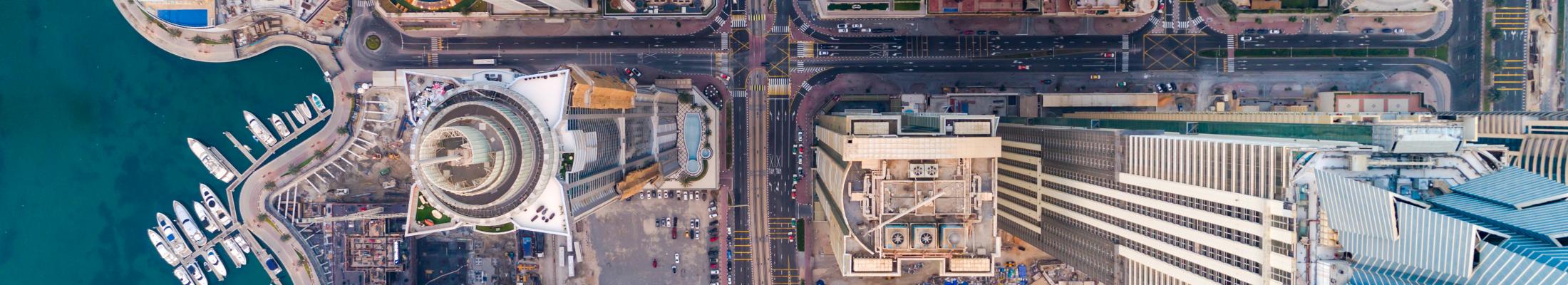 View from above Skyscrapers