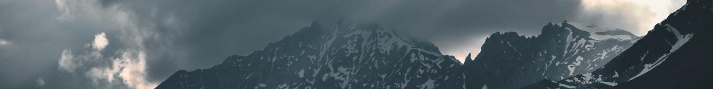 Storm Clouds Over Mountains