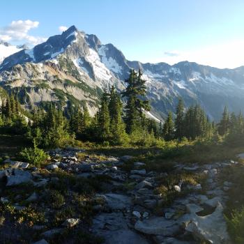 Mountains in the distance