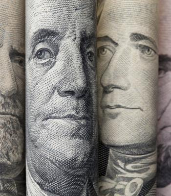 Presidents faces on bills