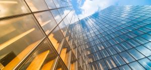 Skyscraper in Orange Light